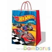 Пакет подарочный ХОТ ВИЛС 26*32*14см, глянцевый ИГРАЕМ ВМЕСТЕ в кор.150шт | фото №0