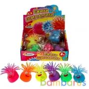 Игрушка ёжик "уточка" со светом, 6 цветов в пак. в дисплее ТМ "ИГРАЕМ ВМЕСТЕ" уп-12шт в кор.24уп | фото №0