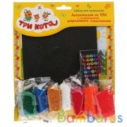 Набор д/тв-ва MultiArt Аппликация ЕВА Шарик. Пластил-ом,стразами (21*21см) Три Кота уп-10шт в кор5уп | фото №0