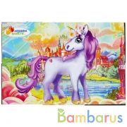 Набор из 6-и кубиков единороги,пленка ИГРАЕМ ВМЕСТЕ в кор.54наб | фото №0