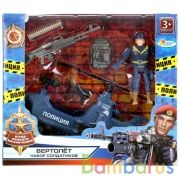 Набор солдатиков с вертолетом, с аксесс. в кор. ТМ "ИГРАЕМ ВМЕСТЕ" в кор.2*30шт | фото №0