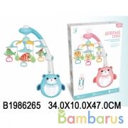 Погремушка муз. на подвеске, на пульте со светом в кор. в кор.2*6шт | фото №0