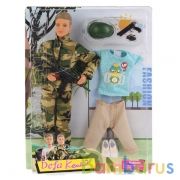 Кукла мальчик-военный, гнущийся, с аксесс., со сменной одеждой на блистере в кор.24шт | фото №0