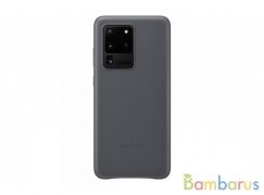 Чехол Samsung Leather Cover Galaxy S20 Ultra (Серый) | фото №0