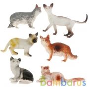 НАБОР ИЗ 6-И КОШЕК "ИГРАЕМ ВМЕСТЕ" В АССОРТ. В ПАК. (РУСС. УП.) в кор.6*24наб | фото №0