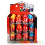 МАШИНА "ТЕХНОПАРК" МЕТАЛЛ. "СПОРТБАЙК" 9СМ, В АССОРТ. XY028 В ЯЙЦЕ В ДИСПЛЕЕ УП-36ШТ в кор.2*4уп | фото №0