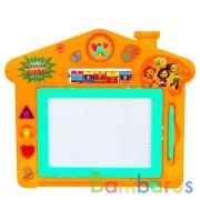 Доска д/рисования Сказочный патруль магнитная, 3 штампа, 32*27см в пак. "Играем вместе" в кор.2*36шт | фото №0