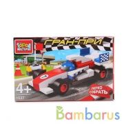 КОНСТРУКТОР "ГОРОД МАСТЕРОВ" ГОНОЧНАЯ МАШИНКА В РУСС. КОР. в кор.80шт | фото №0