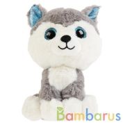 Игрушка мягкая собака хаски 15см, без чипа, в пак. "МУЛЬТИ-ПУЛЬТИ" в кор.156шт | фото №0