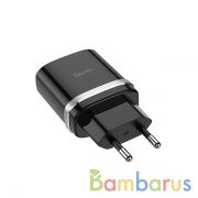 Сетевой адаптер HOCO C12Q Smart QC3.0 charger (Black) | фото №0