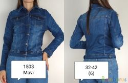 Женские Джинсовые Куртки / Голубые  | фото №0