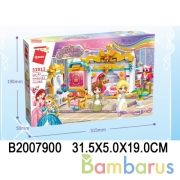 Конструктор пласт. комната, с фигурками и аксесс., 282дет. в кор. в кор.32шт | фото №0