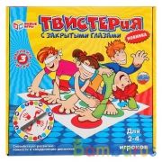 НАСТОЛЬНАЯ ИГРА "УМНЫЕ ИГРЫ" ТВИСТЕРИЯ С ЗАКРЫТЫМИ ГЛАЗАМИ В РУСС. КОР в кор.10шт | фото №0