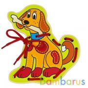 Шнуровка "Собачка"
 в кор.30шт | фото №0