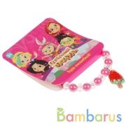 Аксессуары д/девочек СКАЗОЧНЫЙ ПАТРУЛЬ браслет клубника в пак. МИЛАЯ ЛЕДИ уп-10шт в кор.100уп | фото №0