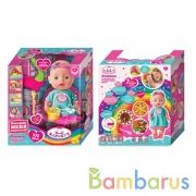 Пупс озвученный БАРТО А. Оливия 35см, 3 акс для приготовления еды, подгузник, КАРАПУЗ в кор.12шт | фото №0