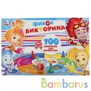 ВИКТОРИНА 100 ВОПРОСОВ "УМНЫЕ ИГРЫ" ФИКСИКИ  В РУСС. КОР. в кор.20шт | фото №0