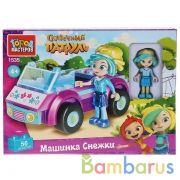 Конструктор "Город мастеров" сказочный патруль: машинка Снежки, с фигуркой, 56дет. в кор в кор2*40шт | фото №0