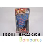 Набор полиция пистолет+присоски+аксесс. 136-11 на карт. в кор.2*90шт | фото №0