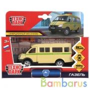 МАШИНА "ТЕХНОПАРК" МЕТАЛЛ. ИНЕРЦ. ГАЗЕЛЬ ИНКАССАЦИЯ, ОТКРЫВ. ДВЕРИ 6404F В РУСС. КОР. в кор.3*36шт | фото №0