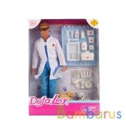 Кукла-мальчик доктор, с 2-мя собачками и аксесс. в кор. в кор.36шт | фото №0