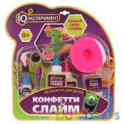 Набор опыты сделай слайм сам конфетти,в блистере ИГРАЕМ ВМЕСТЕ в кор.18шт | фото №0