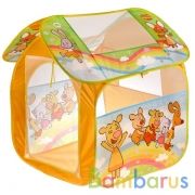 Палатка детская игровая Оранжевая корова 83х80х105см, в сумке Играем вместе в кор.24шт | фото №0