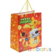 Пакет подарочный глянцевый МИМИМИШКИ 26х32х14см в пак. "Играем вместе" уп-12шт в кор.6уп | фото №0