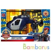 Набор солдатиков ПОЛИЦИЯ с вертолетом, кор.27,5*11*19см ИГРАЕМ ВМЕСТЕ в кор.2*24шт | фото №0