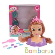 КУКЛА-МАНЕКЕН ДЛЯ СОЗДАНИЯ ПРИЧЕСОК, ТМ "КАРАПУЗ", ПРИНЦЕССА В ФИОЛЕТОВОМ ПЛАТЬЕ В КОР. в кор.2*24шт | фото №0