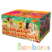 Русский салют РК8044 Батарея салютов Свадьба в Малиновке (0,8-1"х116) Фейерверк | фото №0