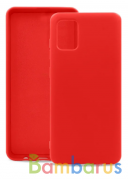 Чехол силиконовый Silicon Cover для Samsung A51 (Красный) | фото №0