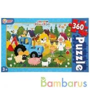 Синий трактор. Пазлы классические в коробке. Пазл 360 деталей. Умные игры в кор.24шт | фото №0