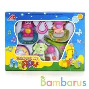 Погремушка муз. на подвеске, в ассорт. в кор. 28*21*6,5см в кор.2*30шт | фото №0