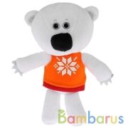 Игрушка мягкая МИ-МИ-МИШКИ, Медвежонок Белая Тучка 20см, без чипа в пак. Мульти-пульти в кор.24шт | фото №0