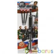 Автомат стреляет пулями с присосками, блист.53*19*3см ИГРАЕМ ВМЕСТЕ в кор.2*42шт | фото №0