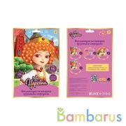 Набор д/детского тв-ва Царевны аппликация крупными стразами, 17х23 см МУЛЬТИ АРТ в кор.100шт | фото №0