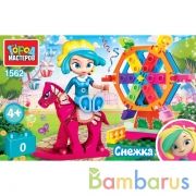 СКАЗОЧНЫЙ ПАТРУЛЬ конструктор Снежка в парке развлечений,  32 дет. Город мастеров в кор.2*40шт | фото №0