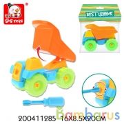 Конструктор машина с ключом, цвет в ассорт. в пак. в кор.2*72шт | фото №0