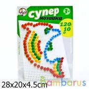 СУПЕР МОЗАИКА D10/120ЭЛ./5 ЦВЕТОВ в уп.16шт | фото №0