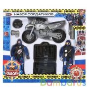 Набор солдатиков ПОЛИЦИЯ с оружием, кор, 30,5*23*3см ИГРАЕМ ВМЕСТЕ в кор.2*72шт | фото №0