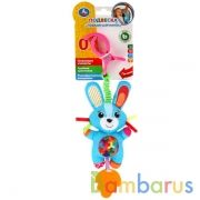 Текстильная игрушка погремушка зайка на блистере Умка в кор.300шт | фото №0