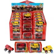 Машина металл джип на больших колесах спорт 7,5см в кор. в дисплее Технопарк уп-36шт в кор.2*3уп | фото №0