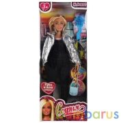 Кукла 29 см София plus size, беремен,1 младенец,в пуховике, расческа, в кор КАРАПУЗ в кор.24шт | фото №0