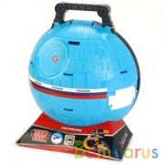 ШАР-ПАРКОВКА "ТЕХНОПАРК" ПОЛИЦИЯ С 2-МЯ МЕТАЛЛ. МАШИНКАМИ УАЗ, ЛАДА 7,5СМ В РУСС. КОР. в кор.2*18шт | фото №0