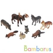 Набор из 8-и животных средней полосы в пак. ИГРАЕМ ВМЕСТЕ в кор.36наб | фото №0