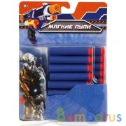 НАБОР ИЗ 18-И МЯГКИХ ПУЛЬ "ИГРАЕМ ВМЕСТЕ" С ПРИСОСКАМИ НА КАРТ. (РУСС. УП.) в кор.2*48наб | фото №0