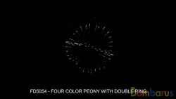 FD5054 FOUR COLOR PEONY W/DOUBLE RING 5 | фото №0