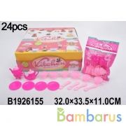 Набор посуды пластик в пак. в дисплее уп-24шт в кор.2*12уп | фото №0