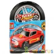 Конструктор "Город мастеров" ралли: спорткар с иннерцией, 32дет. в русс. кор. в кор.2*36шт | фото №0